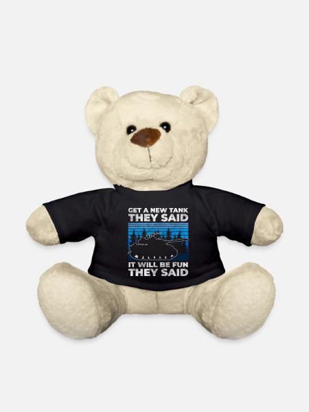 Leopard Kämpfen Waffe Kraft - Teddy - Schwarz