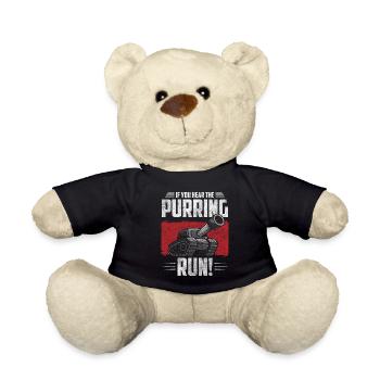 Krieg Armee Bundeswehr - Teddy - Schwarz - Vorne