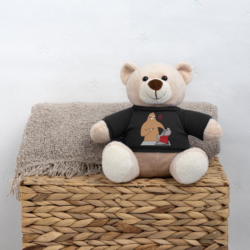 Faultier Kochen Einschlafen Ironisches süßes Teddy