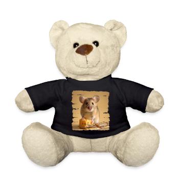 Mice are clever animals - Teddy Bear - black - Front