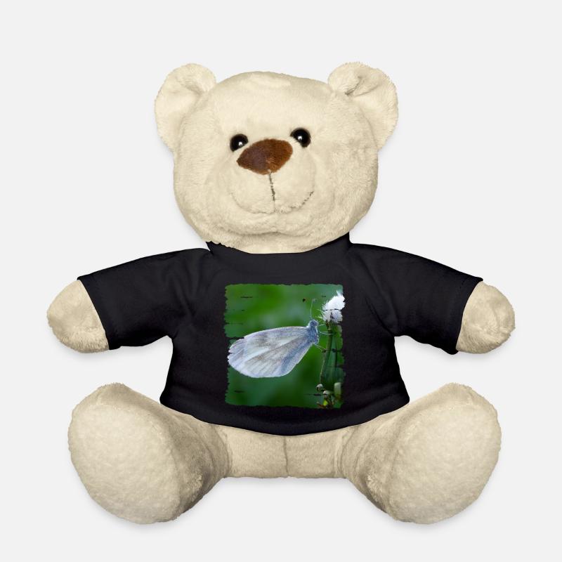 Schmetterling ruht auf einer Distel - Teddy - Schwarz