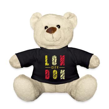 London - Teddy Bear - black - Front
