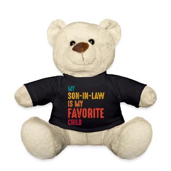 Mein Schwiegersohn ist mein Lieblingskind - Teddy - Schwarz - Vorne