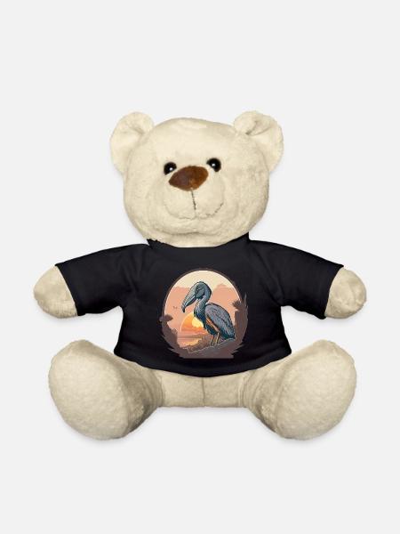 Schuhschnabel retro - Teddy - Schwarz
