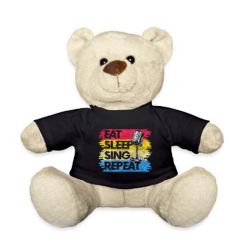 Singen Singer Singstimme - Teddy - Schwarz - Vorne