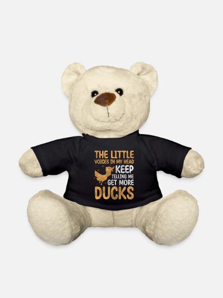 Entchen Wasservogel - Teddy - Schwarz