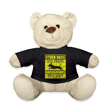 Dackel Hundeliebhaber Welpe Hundeschule - Teddy - Schwarz - Vorne