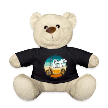 E-Scooter Electric E-Scooter - Teddy Bear - black - Front