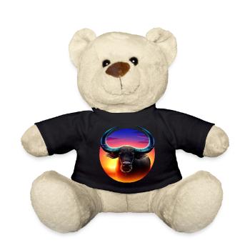 Buffle d’eau au coucher du soleil - Nounours - noir - Devant