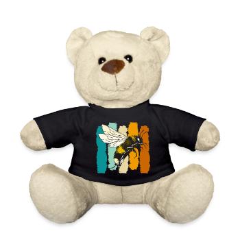 Beekeepers, bees, insects, world saviours - Teddy Bear - black - Front