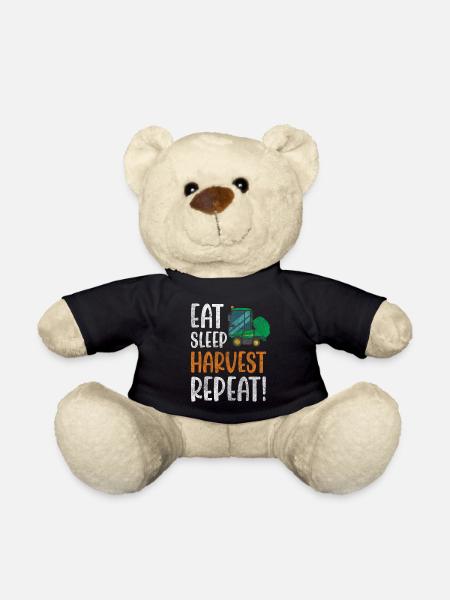 Landwirt Erntezeit Feld - Teddy - Schwarz