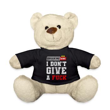 Kein Interesse Gleichgültigkeit - Teddy - Schwarz - Vorne