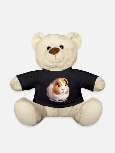 cute guinea pig - Teddy Bear - black
