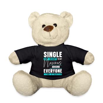 Single Liebe Partner - Teddy - Schwarz - Vorne