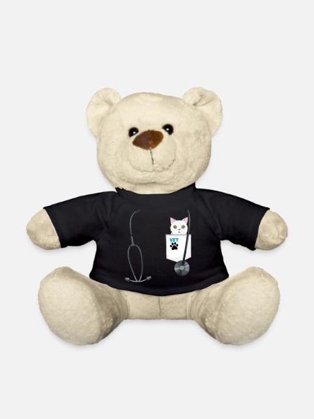 Future Veterinarian Costume School Carrer Day - Teddy - Schwarz