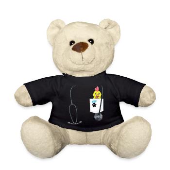 Veterinarian Costume School Career Day Outfit - Teddy Bear - black - Front