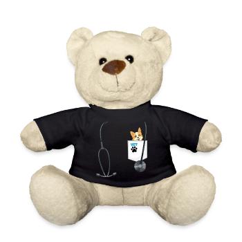 Future Veterinarian Costume School Career Day - Teddy Bear - black - Front