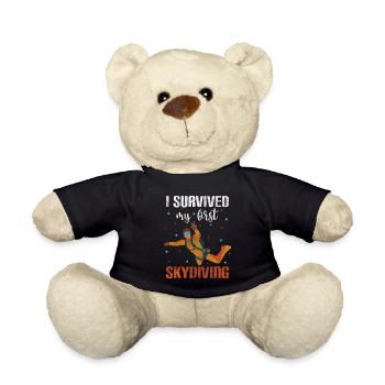 Skydiver Sky Freefall Base Jump - Nounours - noir - Devant