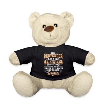 Cocktail Mixer Mixer Flasche - Teddy - Schwarz - Vorne