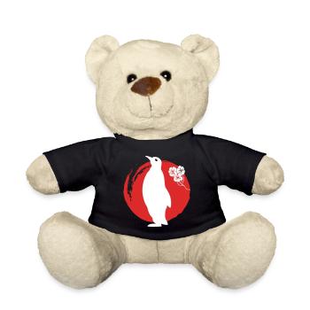 Silhouette de pingouin japonais - Nounours - noir - Devant