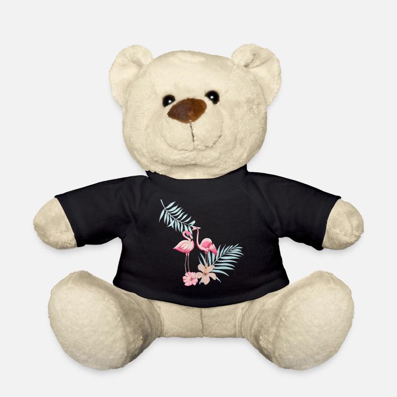 flamingos - Teddy Bear - black