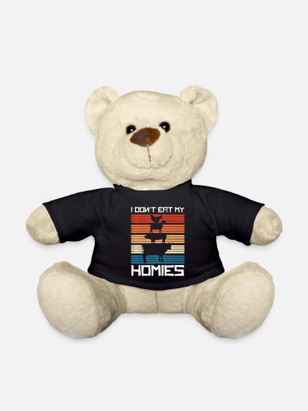 Veganer Tierrechte Fleischlos - Teddy - Schwarz