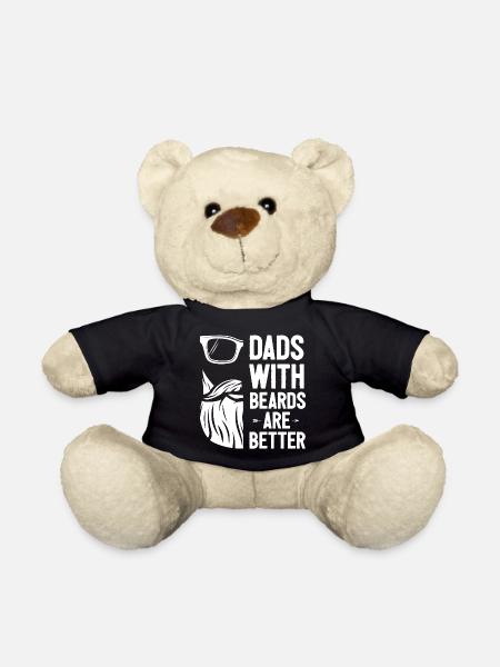 Väter mit Bärten sind besser - Teddy - Schwarz