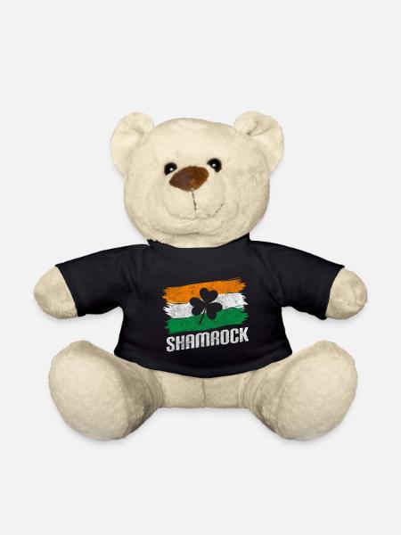 Motivation Glücklich Optimist Glückssymbol - Teddy - Schwarz