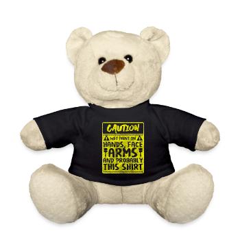 Peinture d’artiste Peinture de couleur - Nounours - noir - Devant