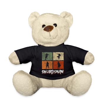 Schwertkämpfer Axt Kendo Sieg - Teddy - Schwarz - Vorne