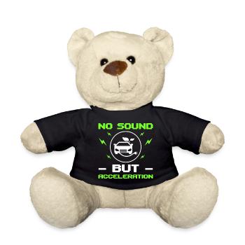 Elektromobilität Auto Umwelt Klima - Teddy - Schwarz - Vorne
