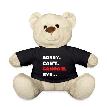 Sorry. Can't. Camogie. Bye - Teddy Bear - black - Front