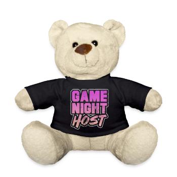 Funny Game Night Host - Friendly Card Game - Teddy - Schwarz - Vorne