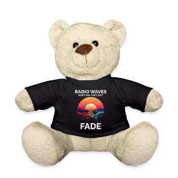 Radiant Sunset Radio Waves Sky Eternal Ham Radio - Nounours - noir - Devant