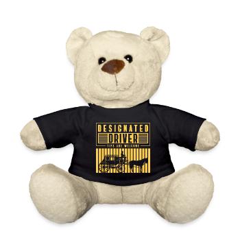 Pferdekutsche Kutscher Job - Teddy - Schwarz - Vorne