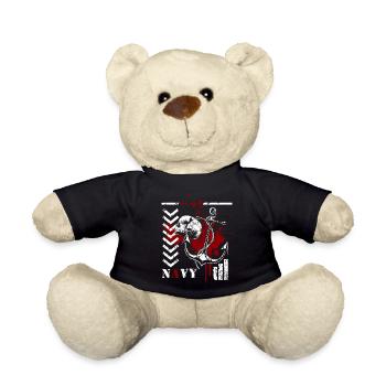 Tattoo Skull Mythisch Horror - Teddy - Schwarz - Vorne