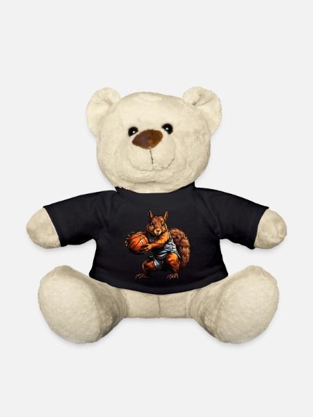 Eichhörnchen Basketball - Teddy - Schwarz