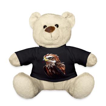 Kraftvoller Adlerkopf - Teddy - Schwarz - Vorne