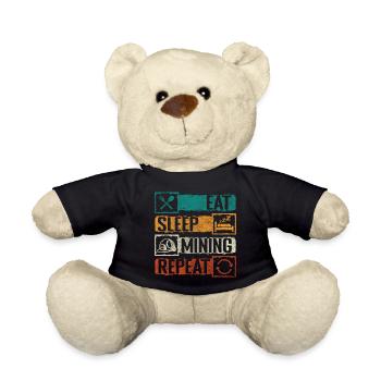 Bergmann Steine - Teddy - Schwarz - Vorne