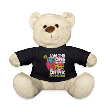 Bar Kellner Shaker Humor - Teddy - Schwarz - Vorne