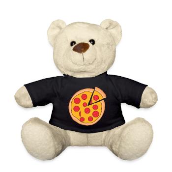 Pizza - Teddy - Schwarz - Vorne