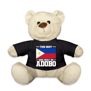 Philippinen Flagge | Filipino Land Asien Geschenke - Teddy - Schwarz - Vorne