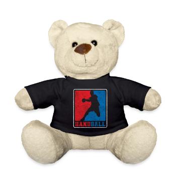Handball Sportart Team Tor - Teddy - Schwarz - Vorne