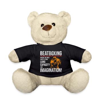 Beatboxing Culture Rhythmic Beatbox Artistry Music - Teddy Bear - black - Front