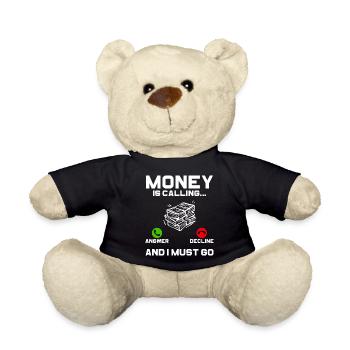 Success Millionaire Dollar - Teddy Bear - black - Front