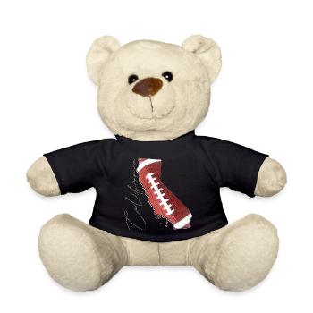 California (USA) | echter Football | Landkarte Sct - Teddy - Schwarz - Vorne