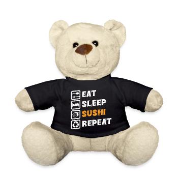 Japanisch Essen Lieblingsessen - Teddy - Schwarz - Vorne