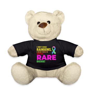 Le soutien arc-en-ciel aux maladies rares sensibilise le public - Nounours - noir - Devant