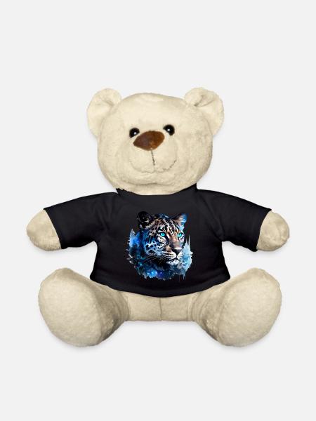 Leopard - Teddy - Schwarz