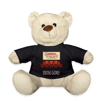Cinéma Cinéphile Rétro Vintage Classique Cinéma TV - Nounours - noir - Devant